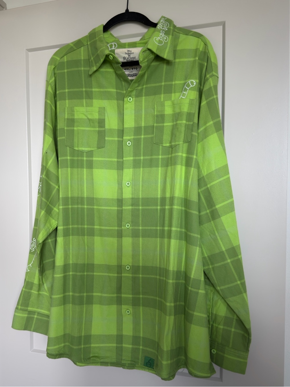 Nightmare Before Christmas Plaid Flannel